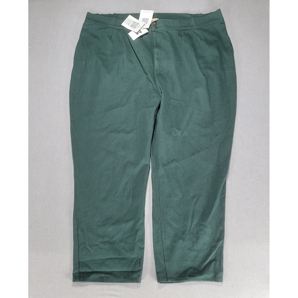 New Lucy and Yak Pants Womens Size 52 R Green Wide Leg